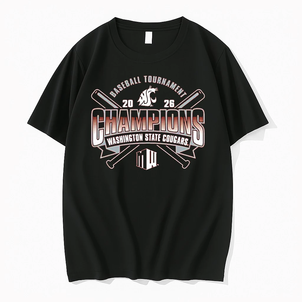 Officials Washington State Cougars 2026 Mountain West Baseball Tournament Champions 1 Premium T Shirt Sweatshirt Hoodie