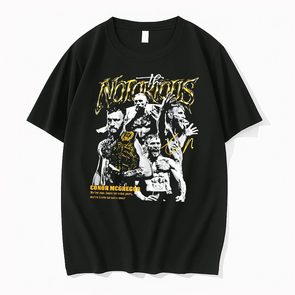 Officials We Are Not Here To Take Part We Are Here To Take Over The Notorious Conor Mcgregor Black Premium T Shirt Sweatshirt Hoodie