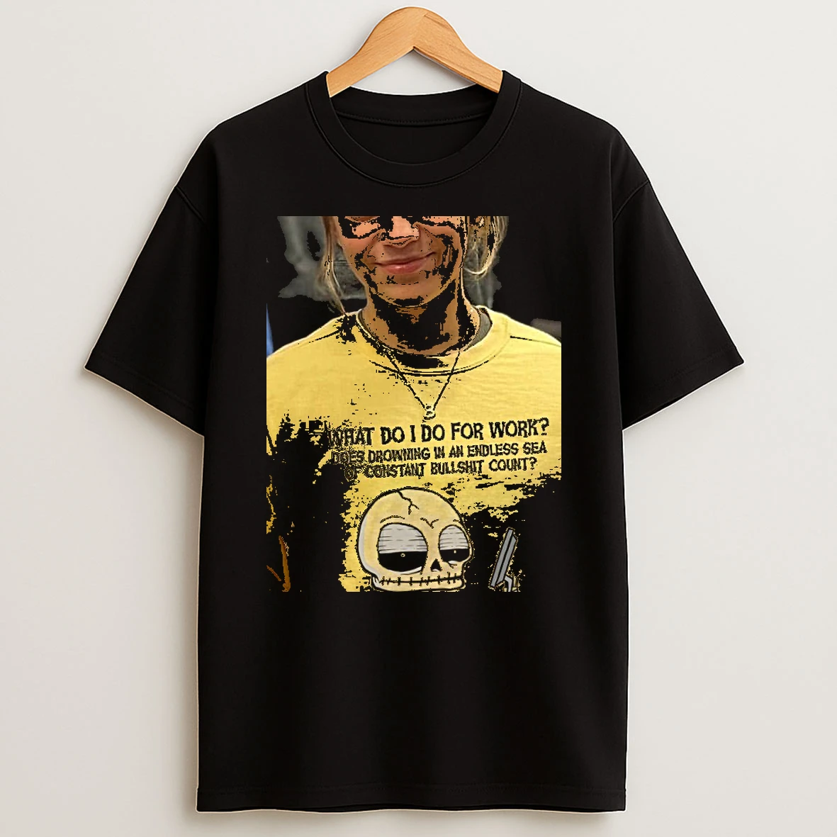 Officials What Do I Do For Work Drowning In An Endless Sea Of Constant Bullshit Premium T Shirt Sweatshirt Hoodie