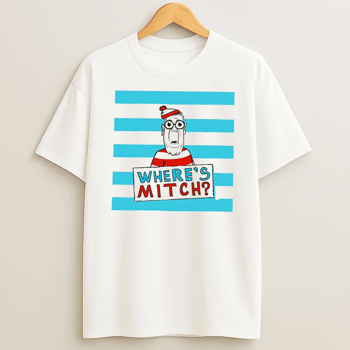 Officials Wheres Mitch Parody Humor Tee Premium T Shirt Sweatshirt Hoodie