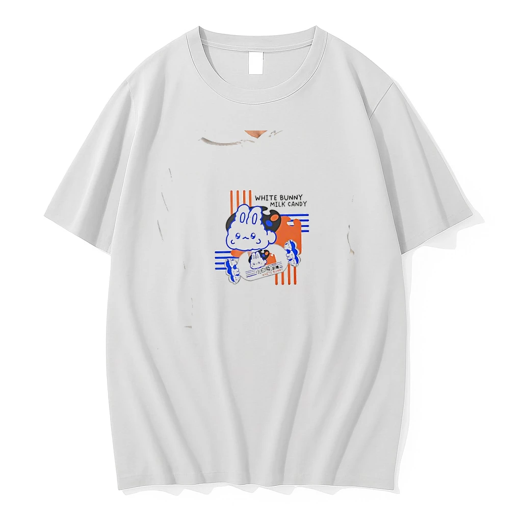 Officials White Bunny Milk Candy Character Premium T Shirt Sweatshirt Hoodie