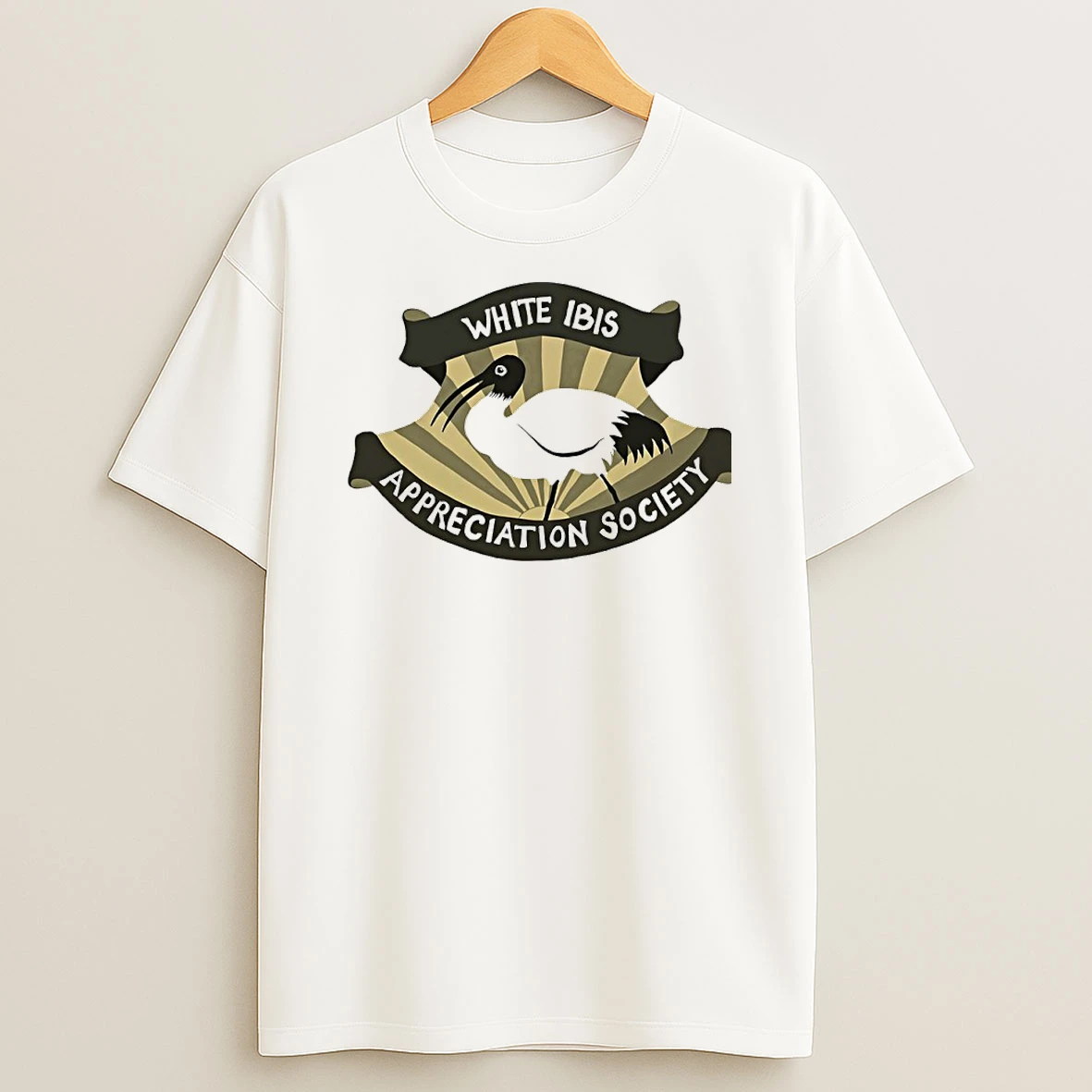 Officials White Ibis Appreciation Society Bird Nature Premium T Shirt Sweatshirt Hoodie