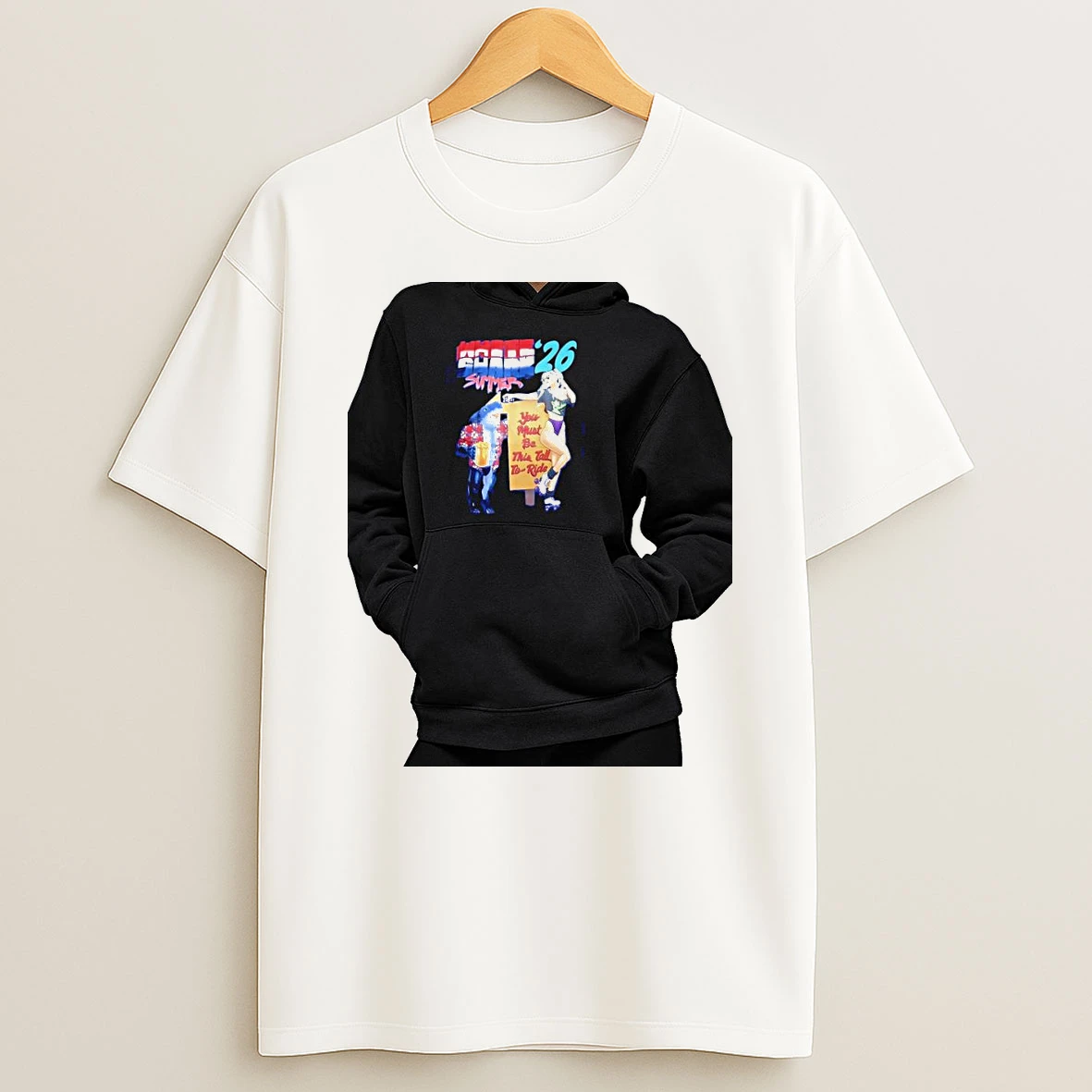 Officials White Shark Summer 2026 You Must Be This Tall To Ride Premium T Shirt Sweatshirt Hoodie