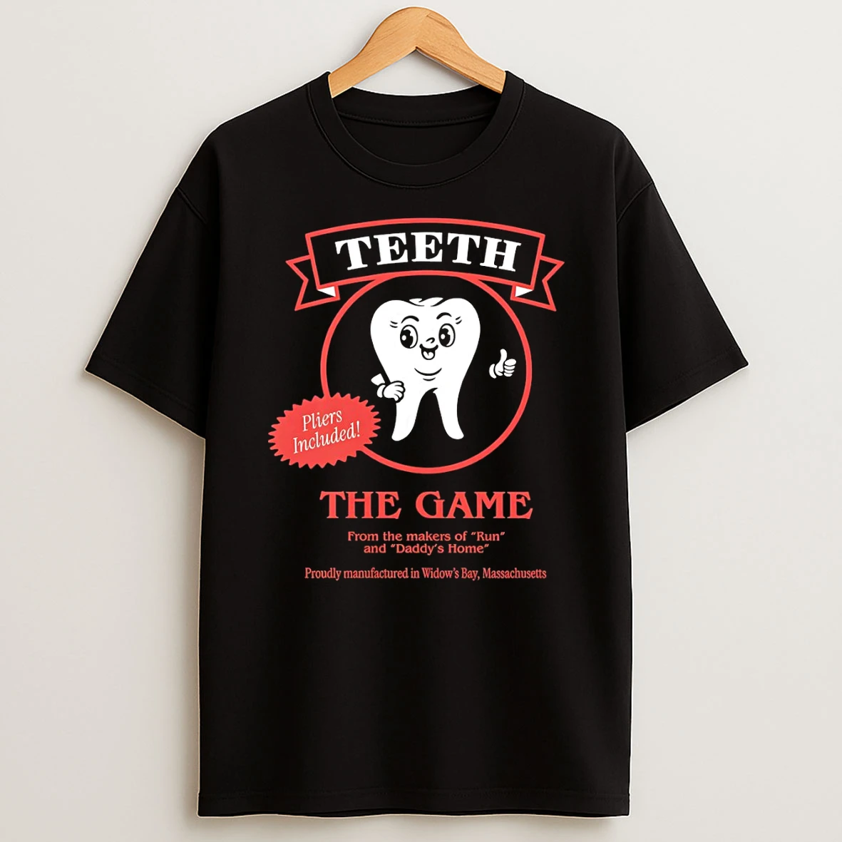 Officials Widows Bay Dental Mascot Teeth The Game Parody Pliers Included Premium T Shirt Sweatshirt Hoodie
