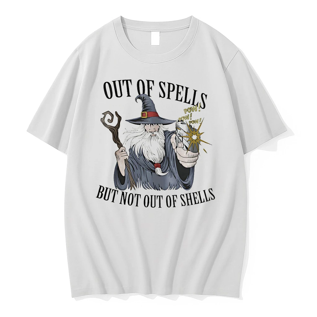 Officials Witch Pow Pow Pow Gun Out Of Spells But Not Out Of Shells Premium T Shirt Sweatshirt Hoodie