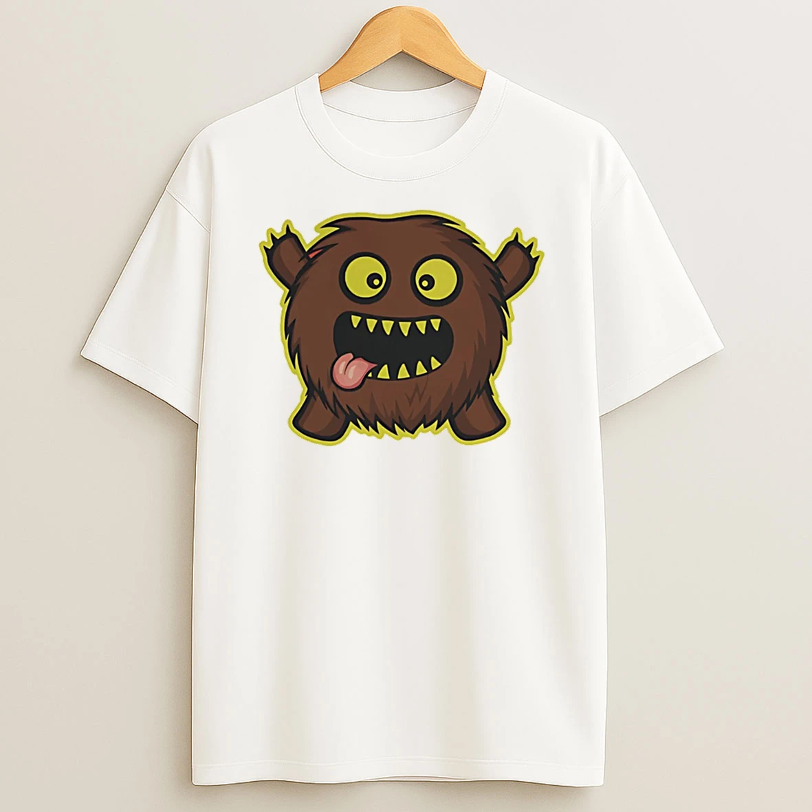 Officials Woogas Brown Monster Character Furry Creature Tee Premium T Shirt Sweatshirt Hoodie