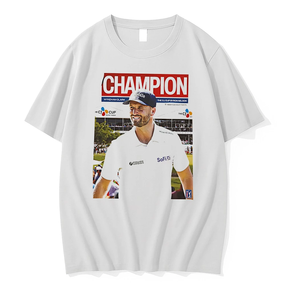 Officials Wyndham Clark Champions 4th Career Pga Tour The Cj Cup Byron Nelson 2026 Tee Premium T Shirt Sweatshirt Hoodie
