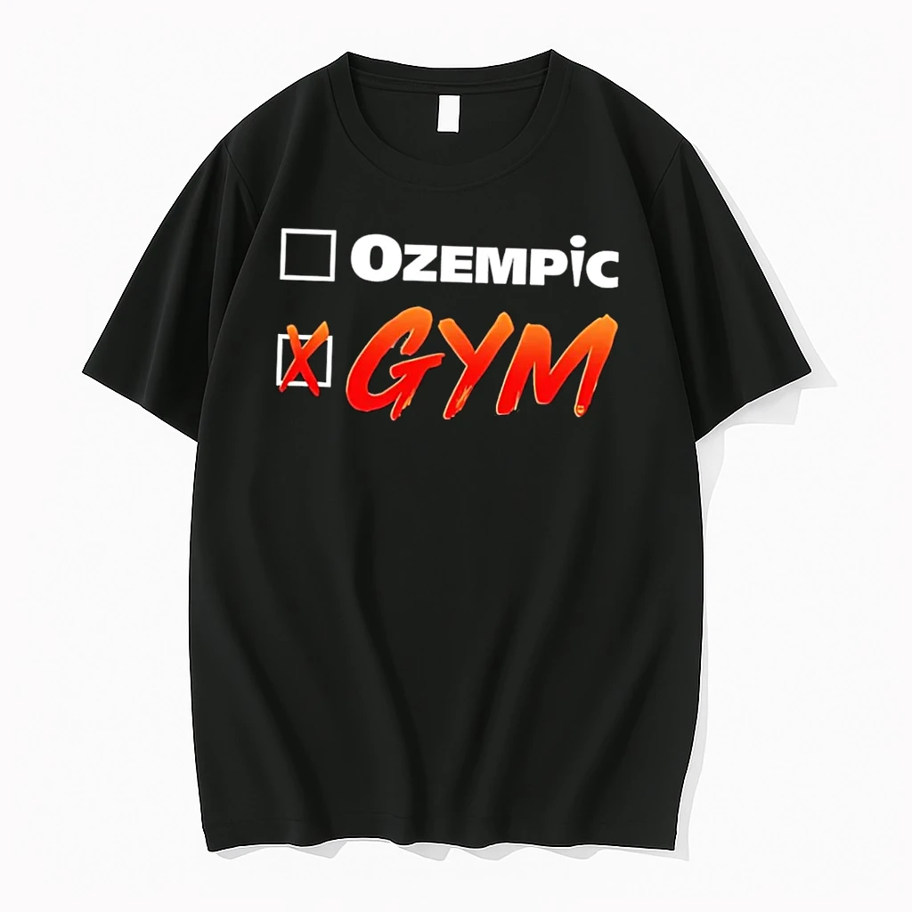 Officials X Gym No Ozempic Black Premium T Shirt Sweatshirt Hoodie
