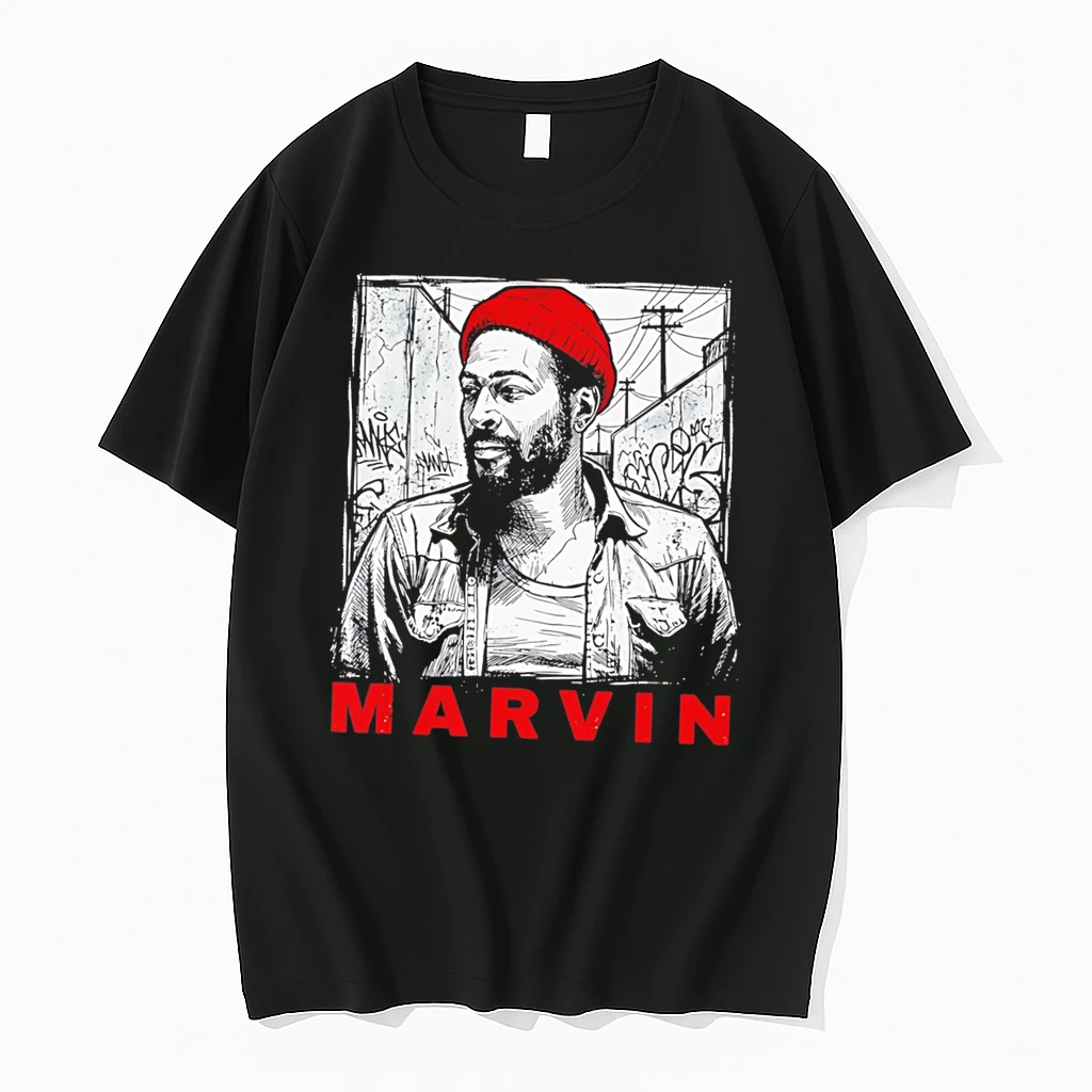 Officials Xbjzyxru Marvin Gaye Urban Portrait Soul Music Rb Legend Tee Premium T Shirt Sweatshirt Hoodie