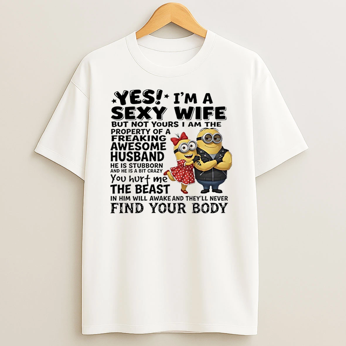 Officials Yes I Am A Sexy Wife Property Of A Freaking Awesome Husband Premium T Shirt Sweatshirt Hoodie