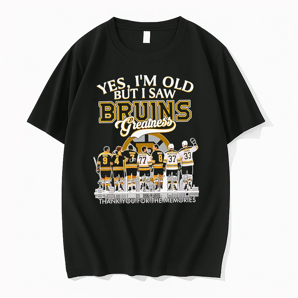 Officials Yes Im Old But I Saw Bruins Greatness Thank You For The Memories Premium T Shirt Sweatshirt Hoodie