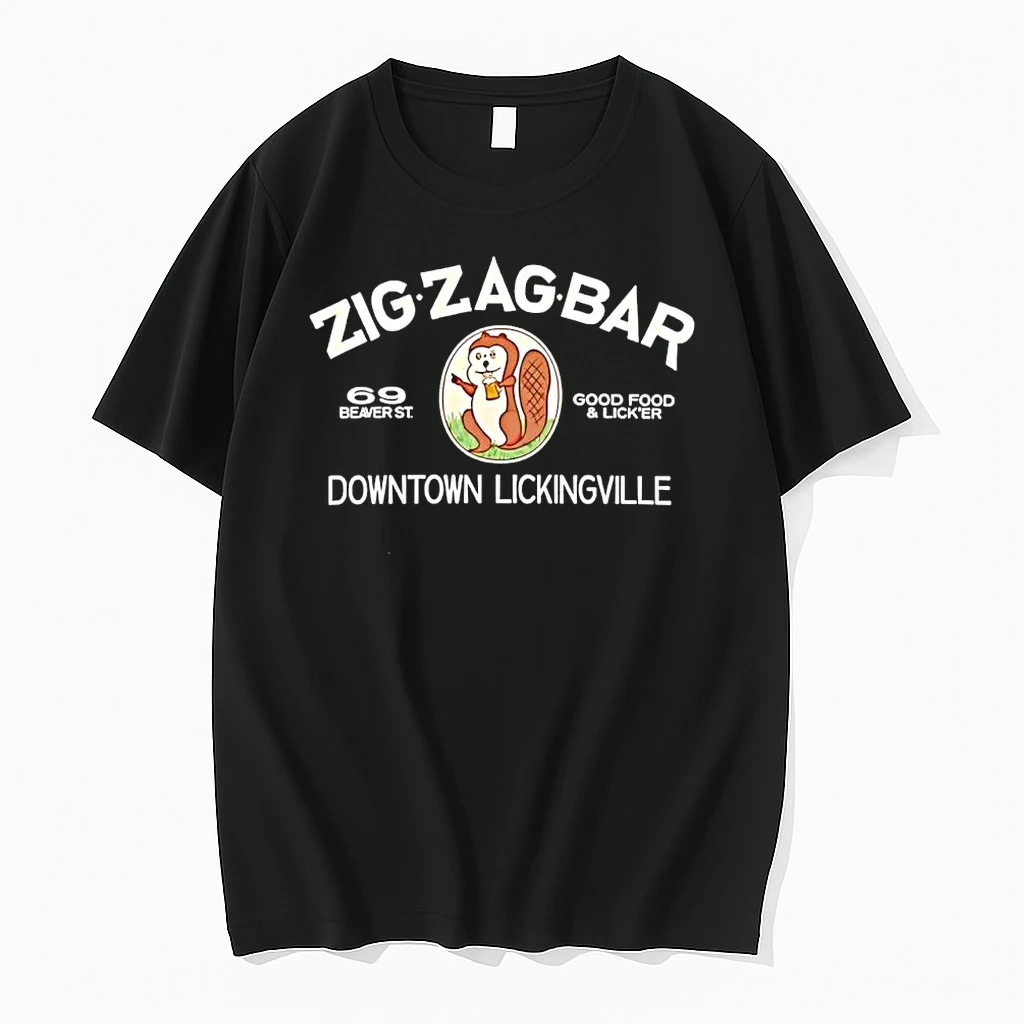 Officials Zig Zag Bar Beaver Funny Adult Humor Lickingville Premium T Shirt Sweatshirt Hoodie