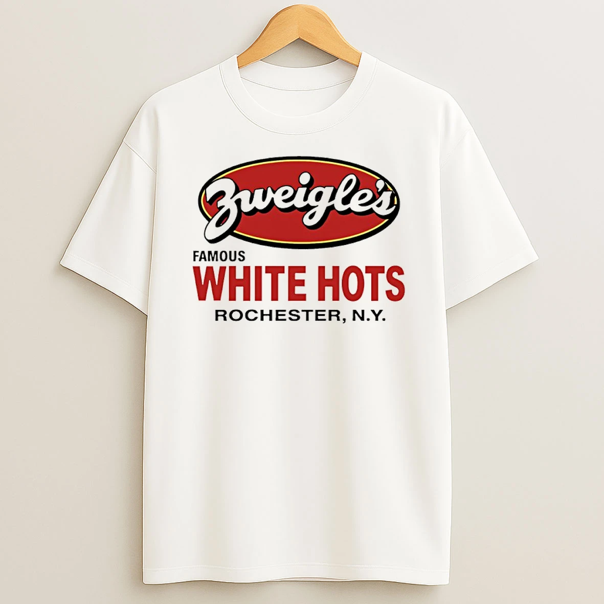 Officials Zweigles Famous White Hots Rochester Ny Premium T Shirt Sweatshirt Hoodie
