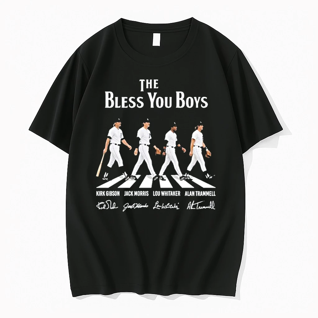 Officials Detroit Tigers The Bless You Boys Road Abbey Signatures Premium T Shirt Sweatshirt Hoodie