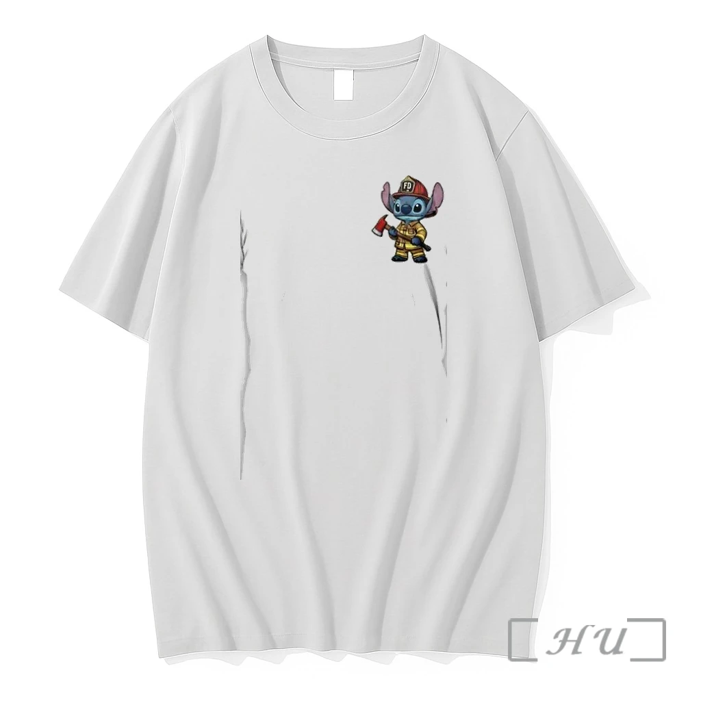 Officials Disney Stitch Fire And Rescue Not Just A Job A Calling Fire Dept Premium Shirt Sweatshirt Tee