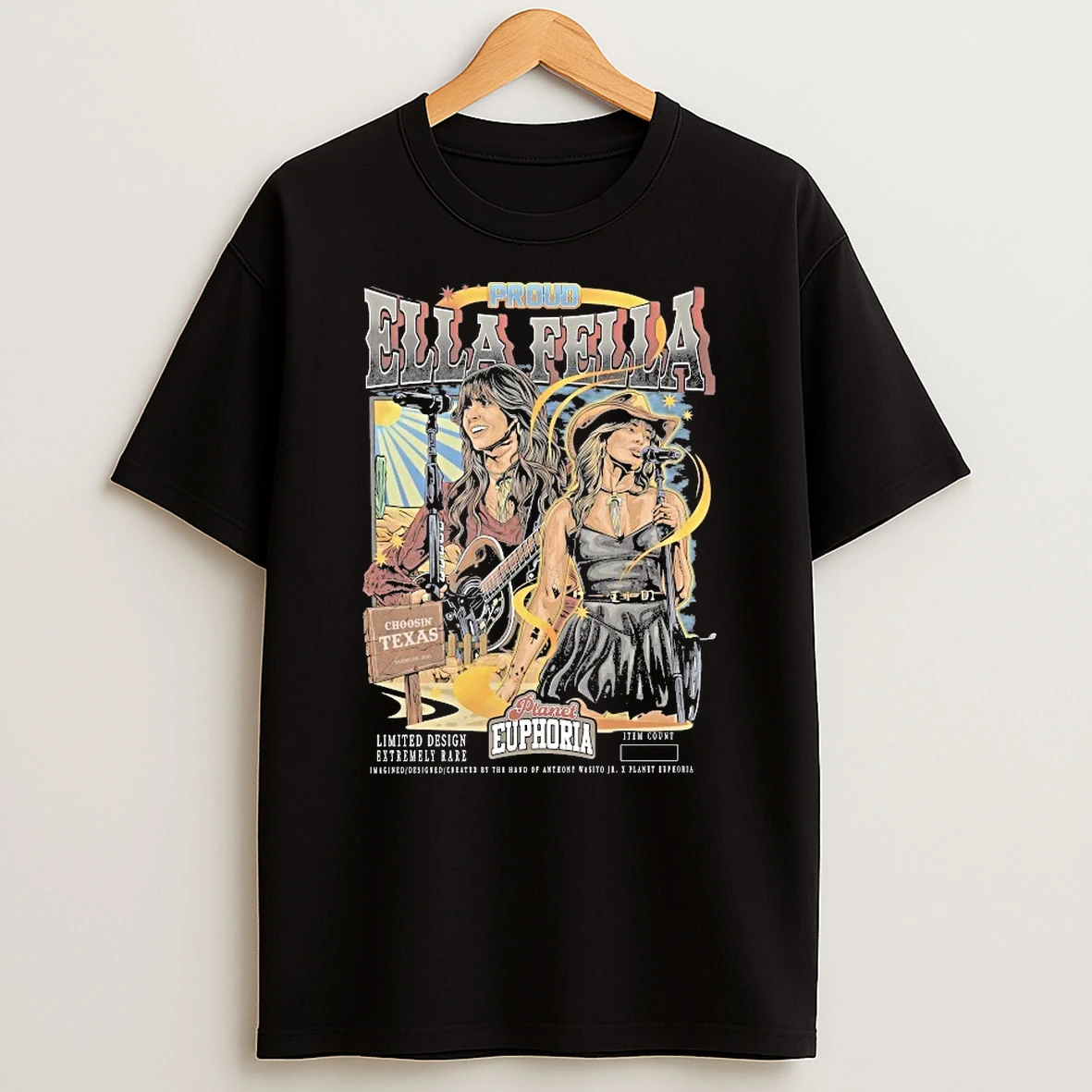 Officials Ella Langley Proud Choosin Texas Planet Euphoria Shirts Premium T Shirt Sweatshirt Hoodie