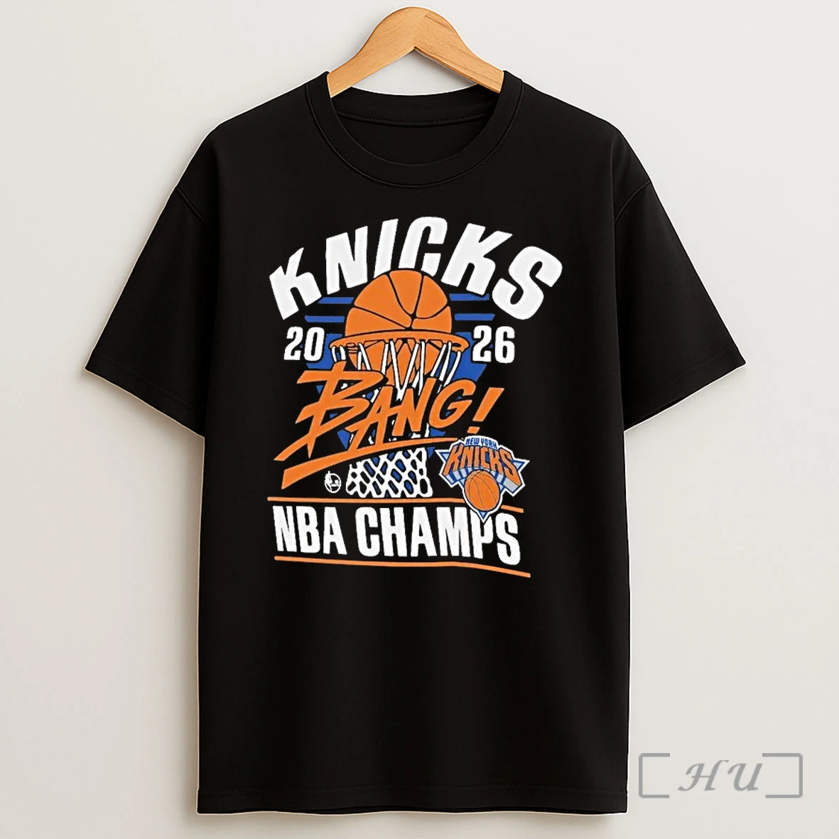 Officials New York Knicks Nba Champs 2026 Bang Premium Shirt Sweatshirt Tee