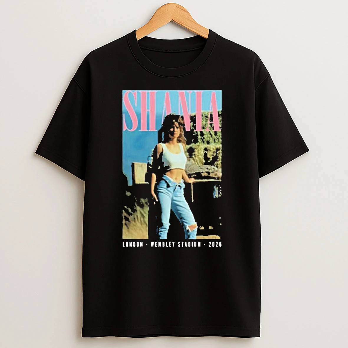 Officials Shania Twain London Wembley Stadium 2026 Premium T Shirt Sweatshirt Hoodie