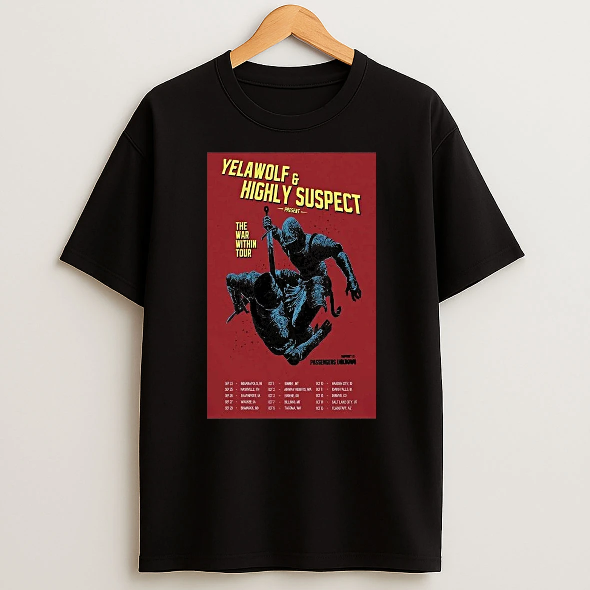 Officials Yelawolf And Highly Suspect The War Within Tour 2026 Knight Premium T Shirt Sweatshirt Hoodie
