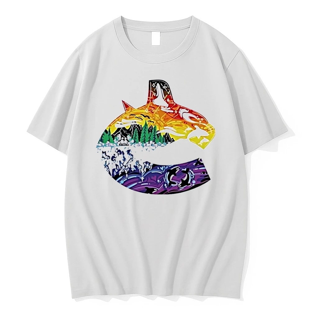 Orca Spirit Vancouver Canucks White Shirts