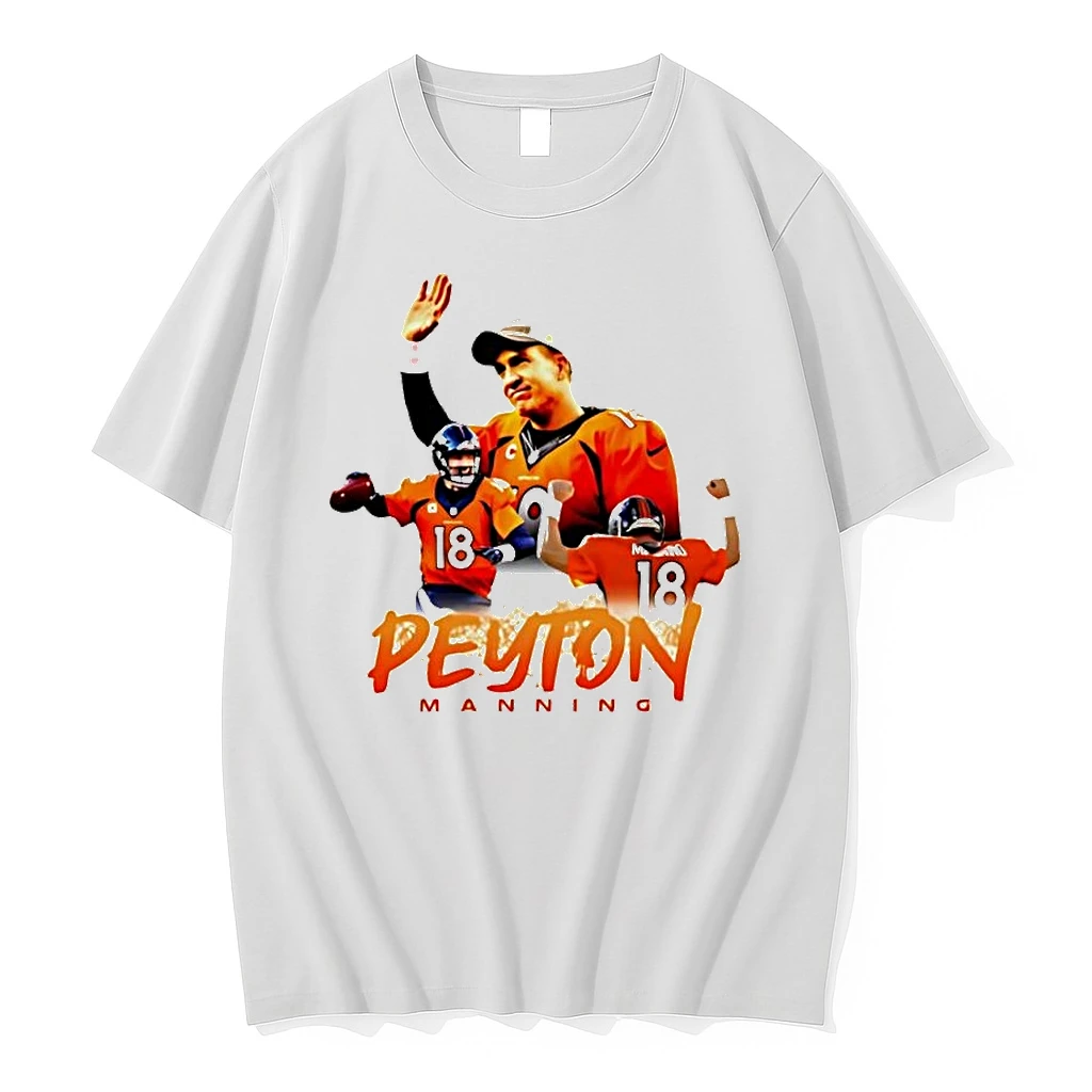 Peyton Manning Waving Throwing Celebrating Football Player Denver Broncos Shirts