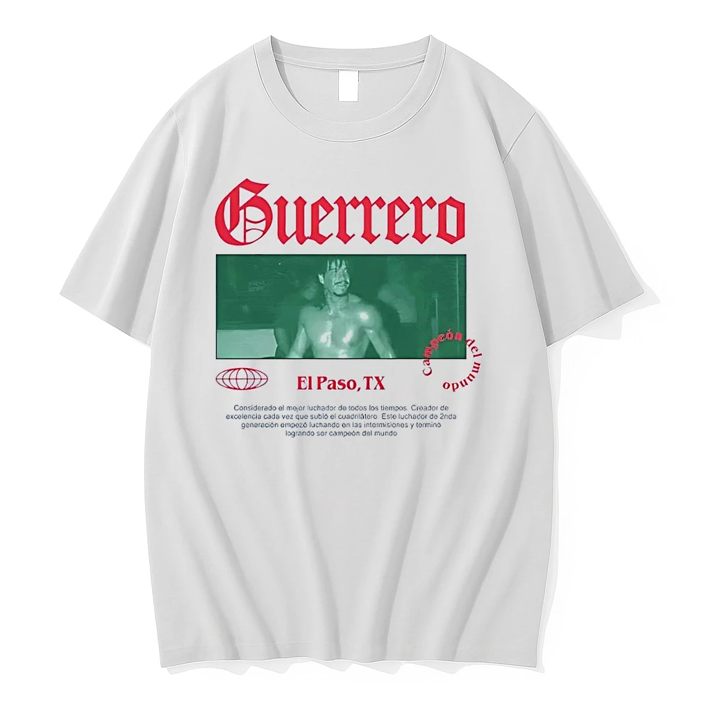 Pro Wrestling Apparel Guerrero El Paso Tx Best Luchador World Champion White Shirts