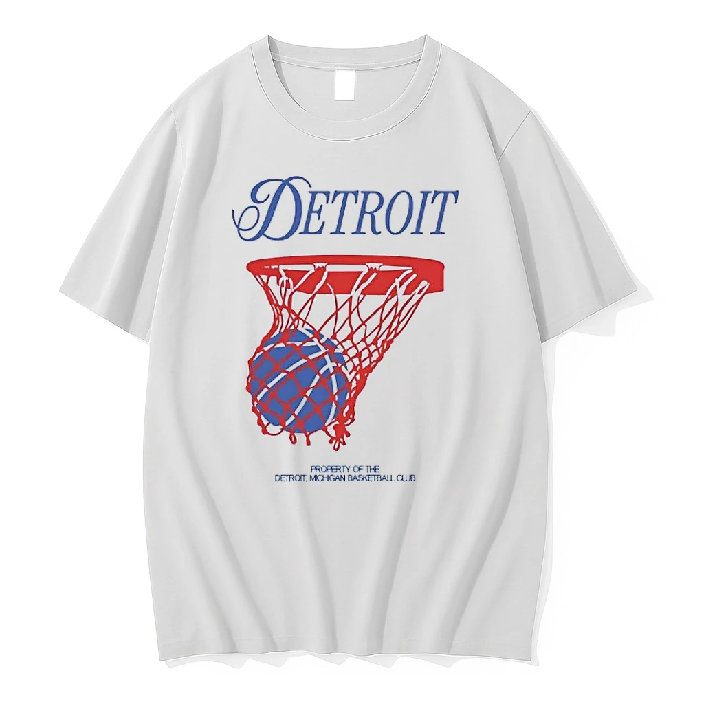 Property Of The Detroit Michigan Basketball Club Detroit Basketball White Shirts