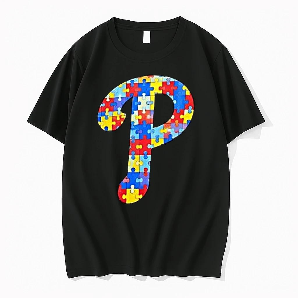 Puzzle Piece Logo Phillies Shirts