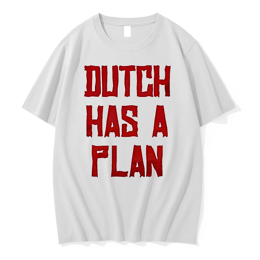 Red Dead Redemption Quote Dutch Has A Plan Graphic White Shirts
