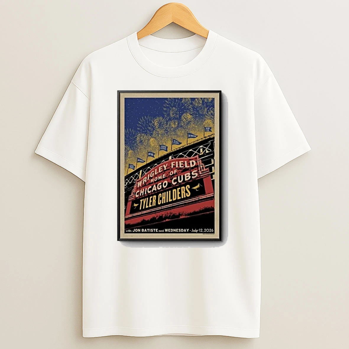 Show Tyler Childers July 12 2026 Wrigley Field Limited Shirts