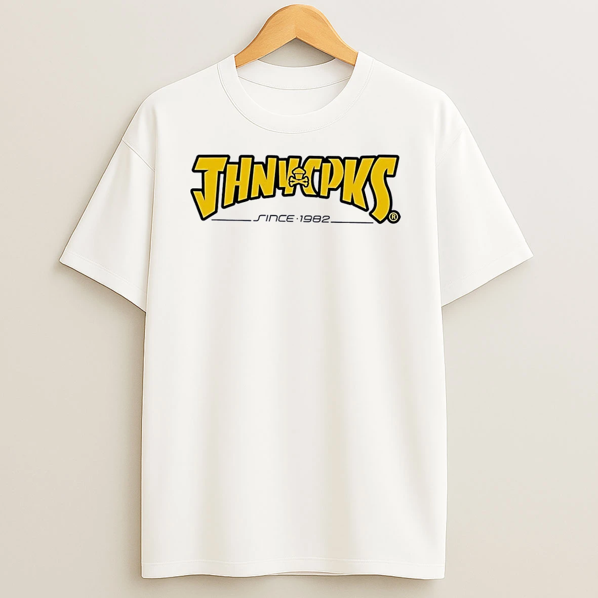 Since 1982 Johnny Cupcakes Bakery Logo White Shirts