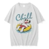 Snoopy Chill Eating Watermelon On Inflatable Ring Shirts