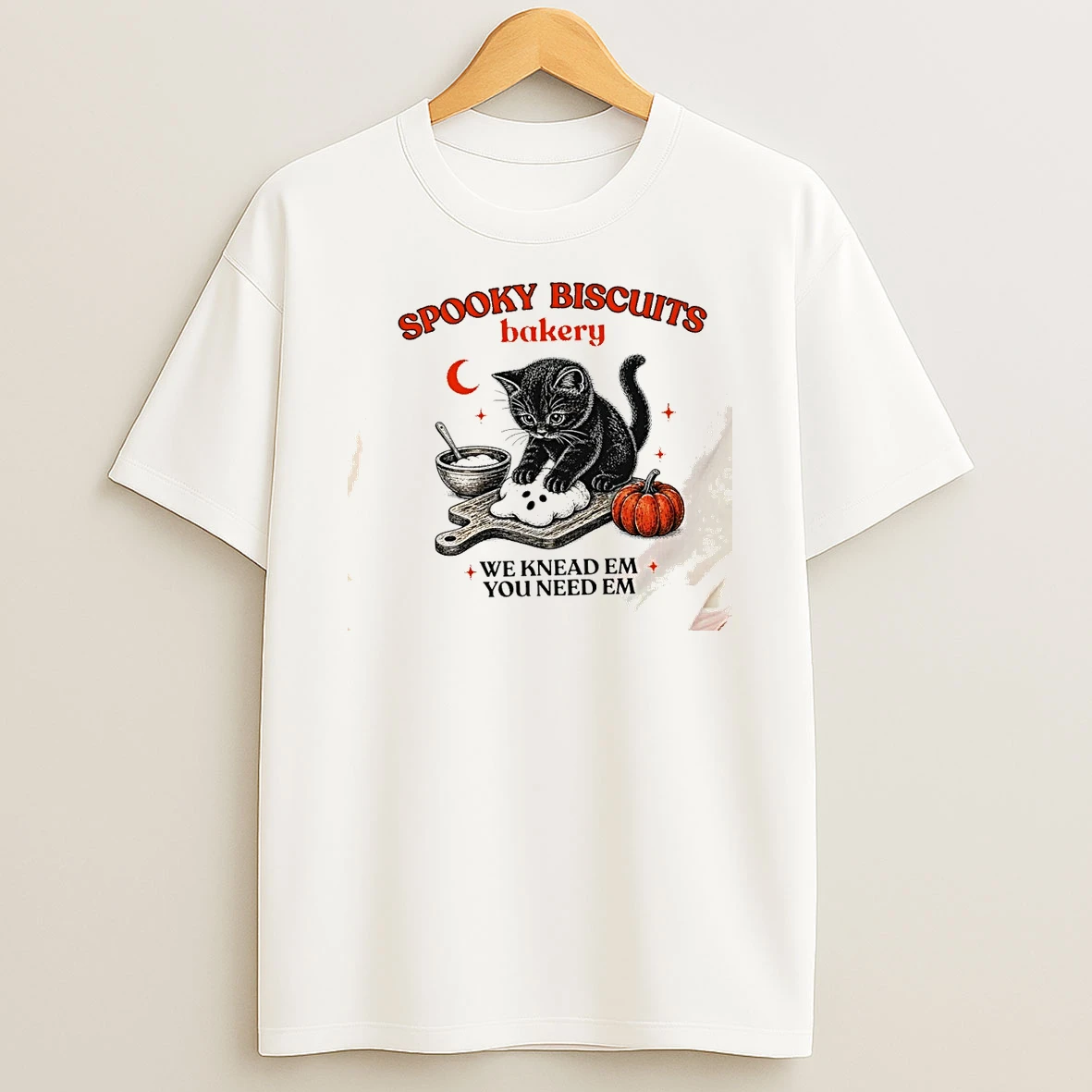 Spooky Biscuits Bakery We Knead Em You Need Em Happy Halloween Shirts