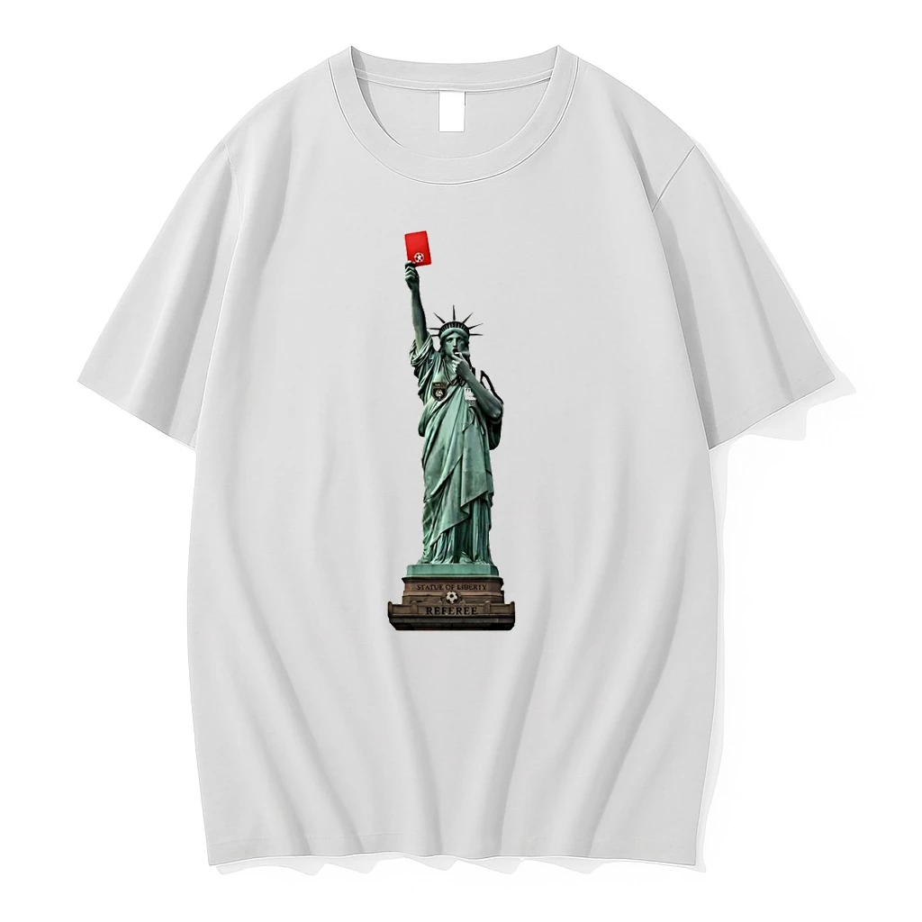 Statue Of Liberty Referee Red Card Usa World Cup 2026 Shirts