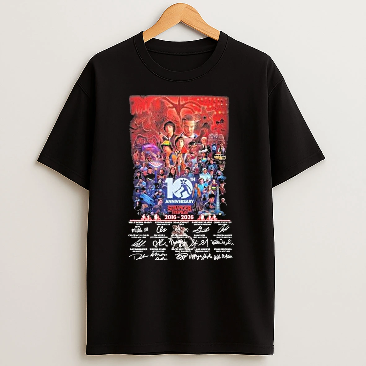 Stranger Things All Members 10th Anniversary 2010 2026 Thank You For The Memories Shirts