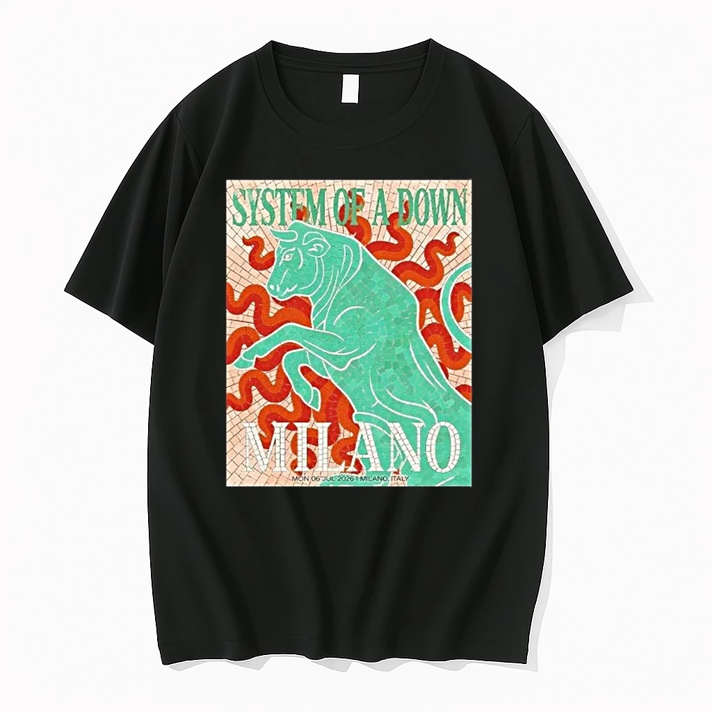 System Of A Down Milano Italy 2026 Pop Up Shop Exclusive On 6 July 2026 Shirts