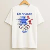 Tm Los Angeles 1984 Olympic Games Star Graphic White Shirts