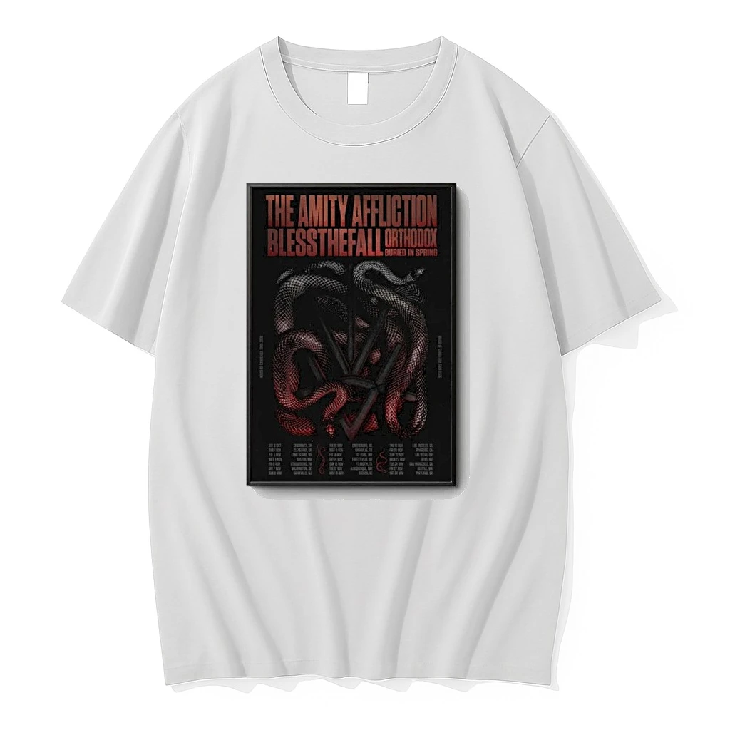 The Amity Affliction House Of Cards Usa Tour 2026 Shirts