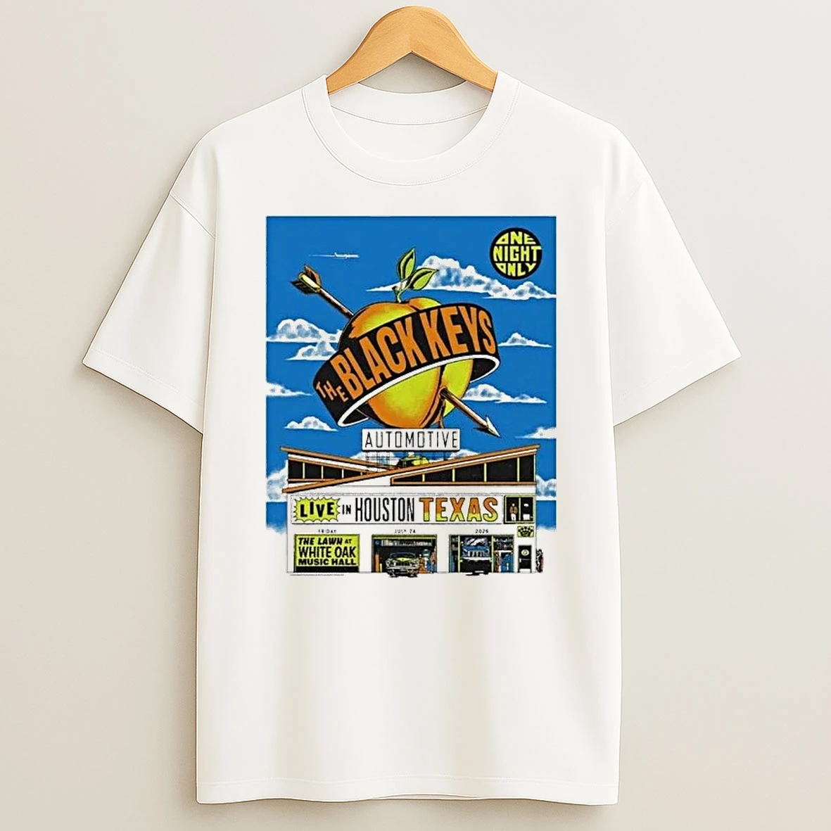 The Black Keys Concert At The Lawn At White Oak Music Hall In Houston On July 24 2026 Short Shirts