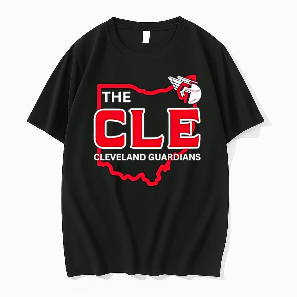 The Cle Cleveland Guardians Ohio Map Shirts