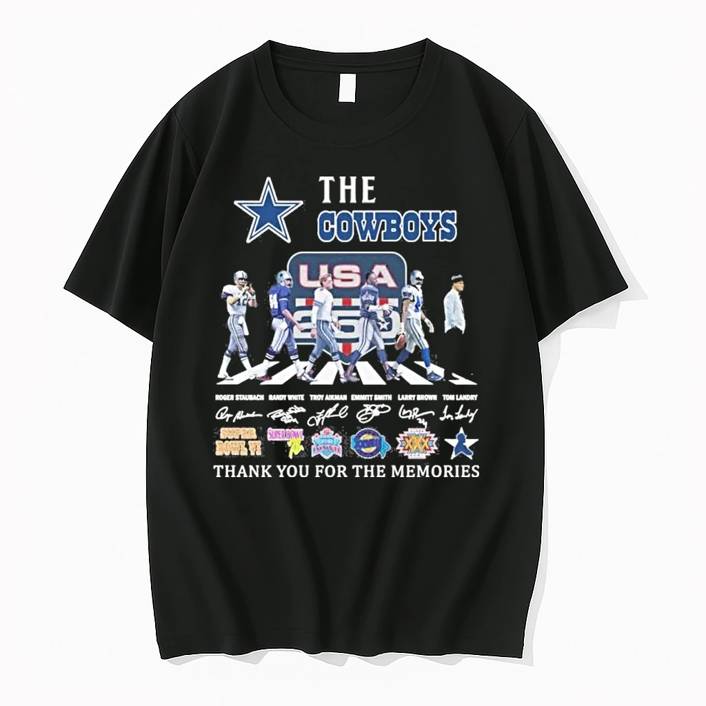 The Dallas Cowboys Abbey Road Usa 250th Anniversary Shirts