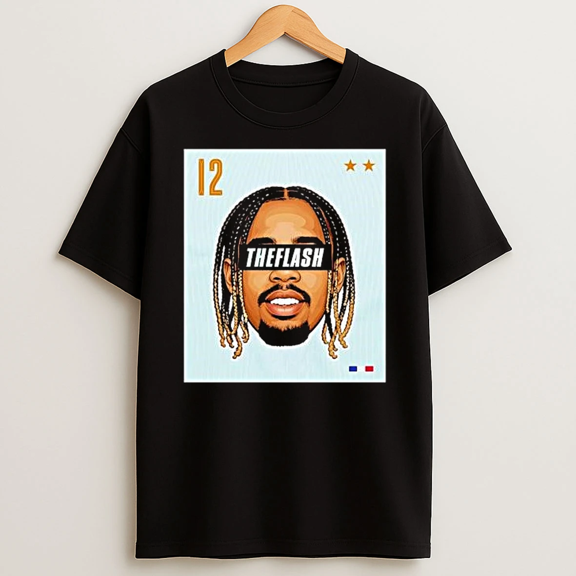 The Flash 12 Portrait Illustration Fan Art France Soccer Shirts