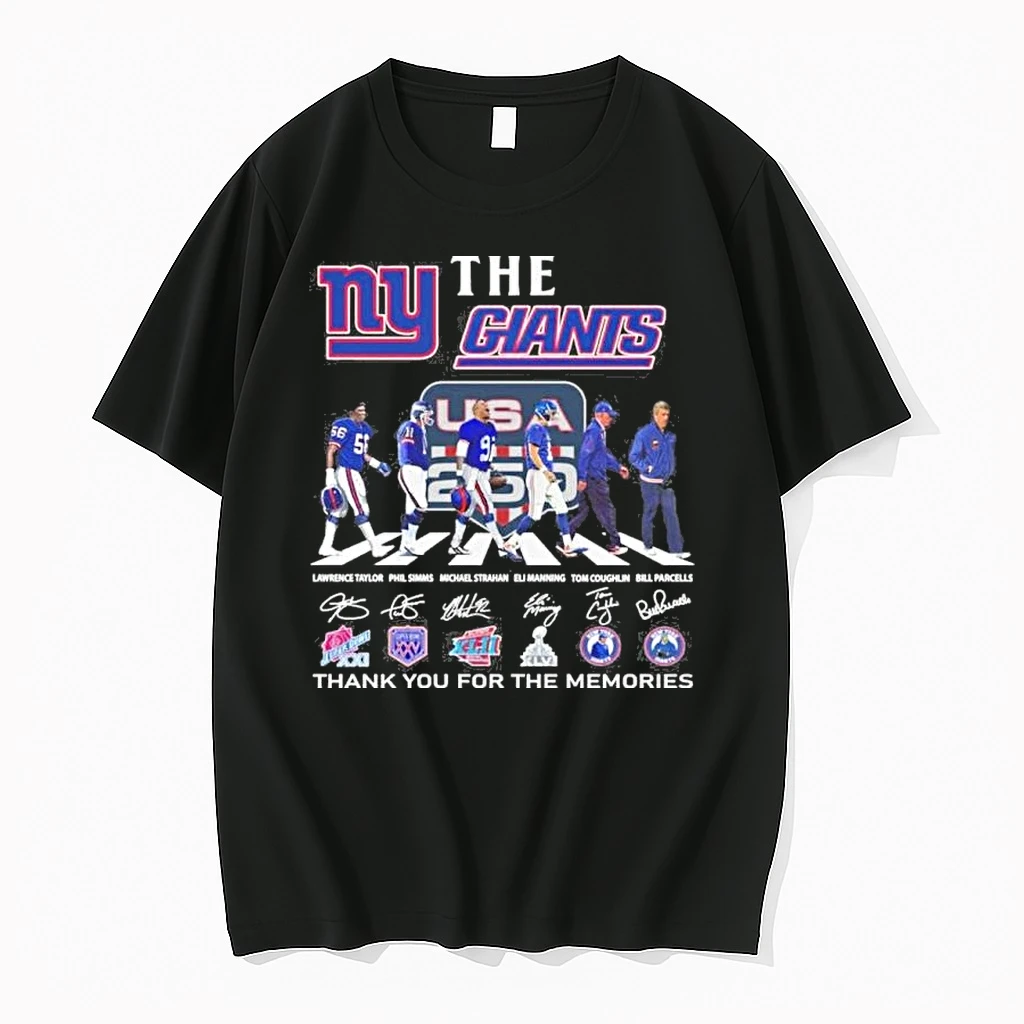 The New York Giants Abbey Road Usa 250th Anniversary Shirts