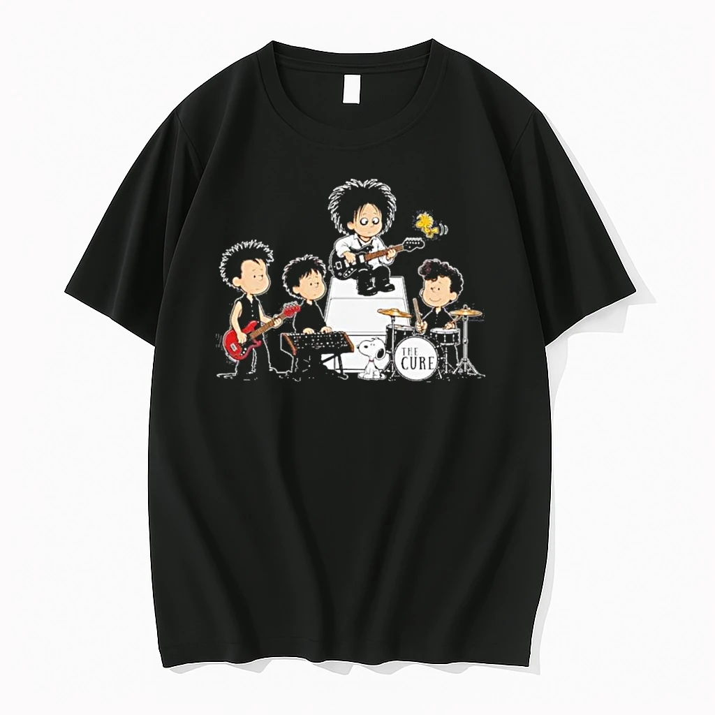 The Peanuts X The Cure Band 90s Vintage Shirts