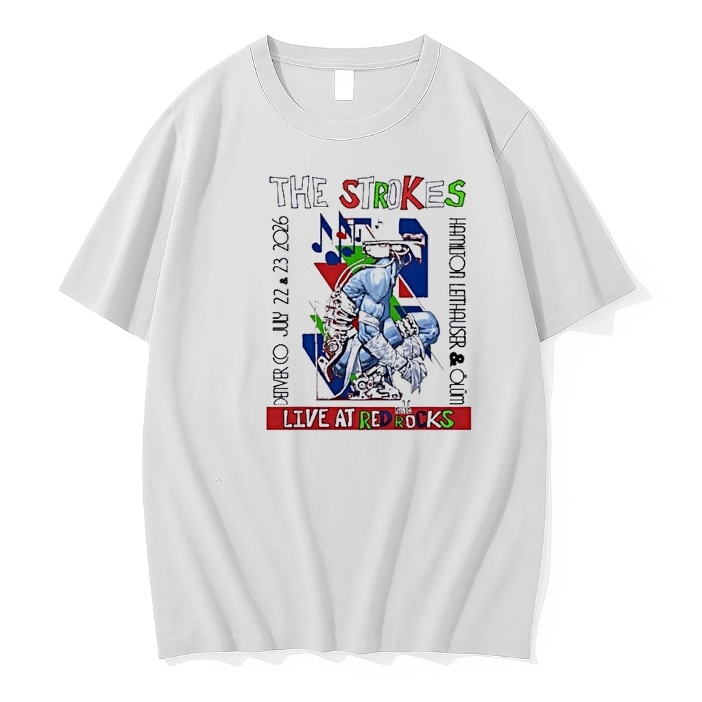 The Strokes July 22 23 2026 Red Rocks Amphitheatre In Morrison Colorado Shirts