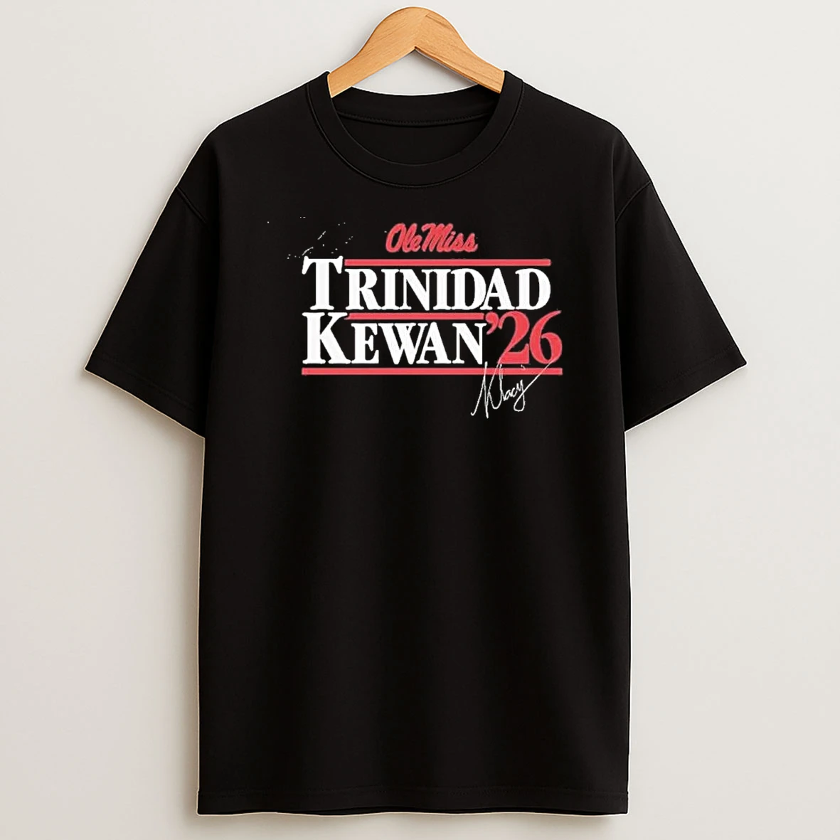Trinidad Chambliss Kewan Lacy 2026 Ole Miss Shirts