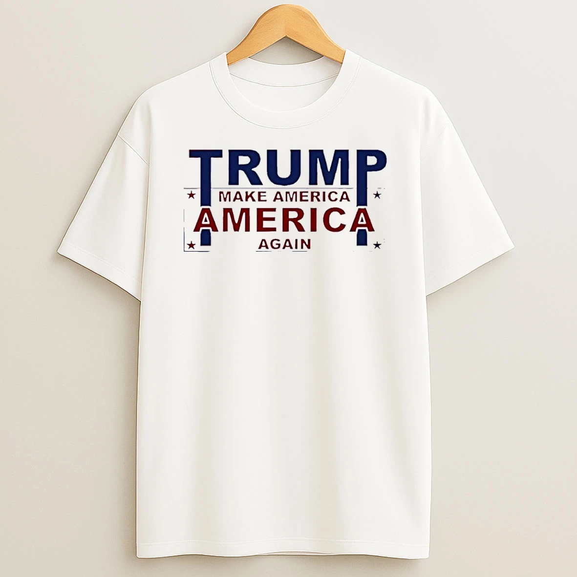 Trump Make America Again White Shirts