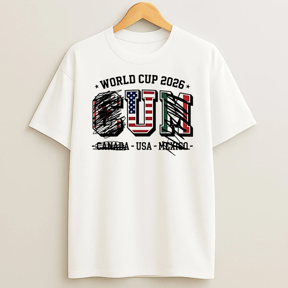 U World Cup 2026 Canada And Mexico Eliminated Cum World Cup 2026 Shirts