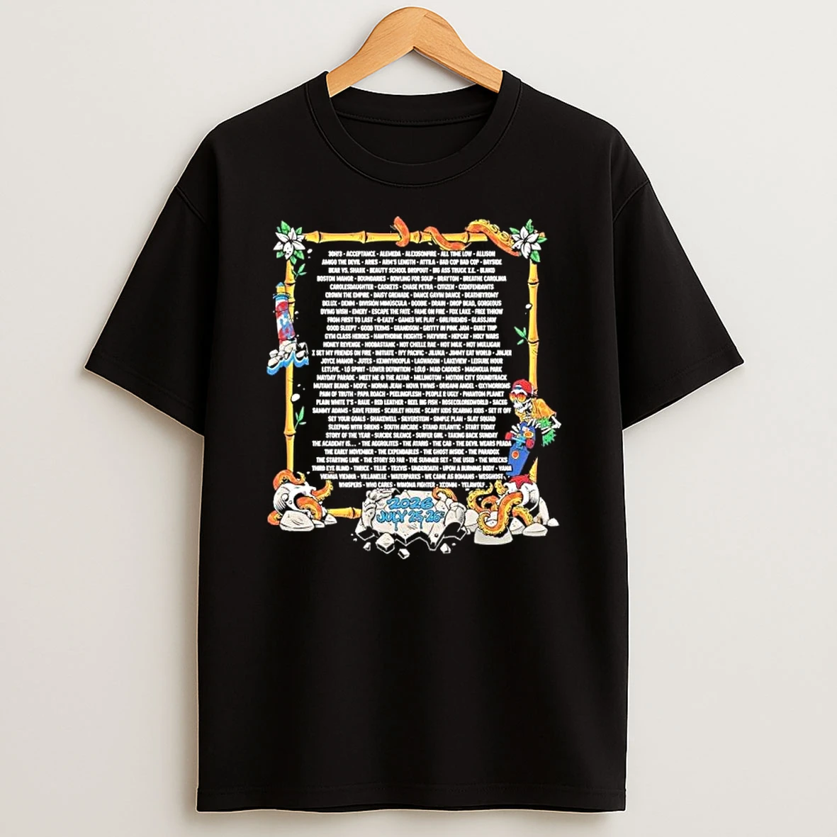 Vans Warped Long Beach Tour July 25 2026 Shirts