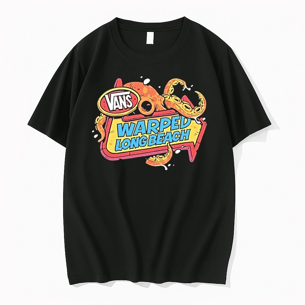 Vans Warped Tour Long Beach 2026 Lineup Tee Shirts